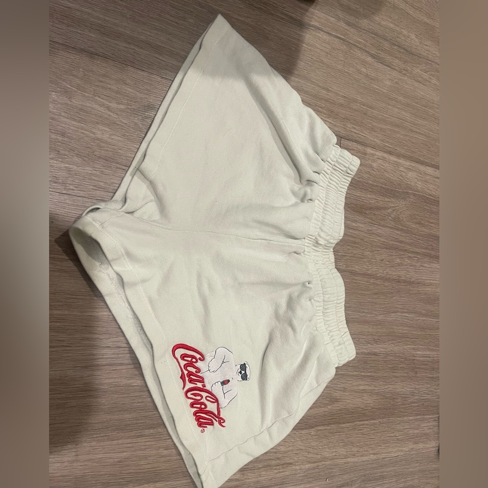 Coca Cola Cream Shorts